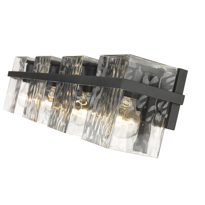 Z-Lite Bennington Matte Black 4 Light Vanity 1938-4V-MB | theLightShop