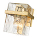 Z-Lite Bennington Modern Gold 1 Light Wall Sconce 1938-1S-MGLD | theLightShop