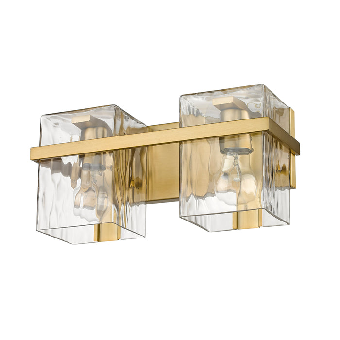 Z-Lite Bennington Modern Gold 2 Light Vanity 1938-2V-MGLD | theLightShop