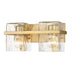 Z-Lite Bennington Modern Gold 2 Light Vanity 1938-2V-MGLD | theLightShop