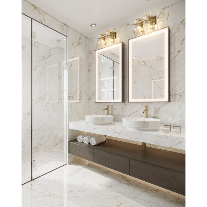 Z-Lite Bennington Modern Gold 2 Light Vanity 1938-2V-MGLD | theLightShop