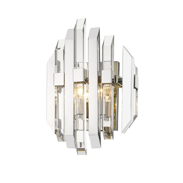 Z-Lite Bova Polished Nickel Wall Sconce 4006S-PN | theLightShop
