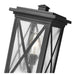 Z-Lite Brookside Outdoor Post Mounted Fixture Black 1 Light 583PHBR-5009P120-BK | theLightShop