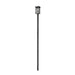 Z-Lite Brookside Outdoor Post Mounted Fixture Black 1 Light 583PHBR-5009P120-BK | theLightShop