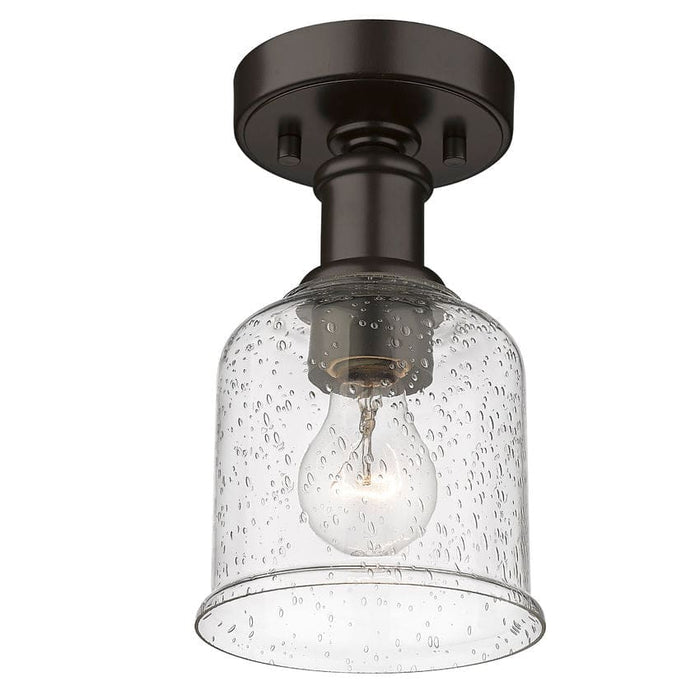 Z-Lite Bryant Bronze 1 Light Flushmount 734F1-BRZ | theLightShop