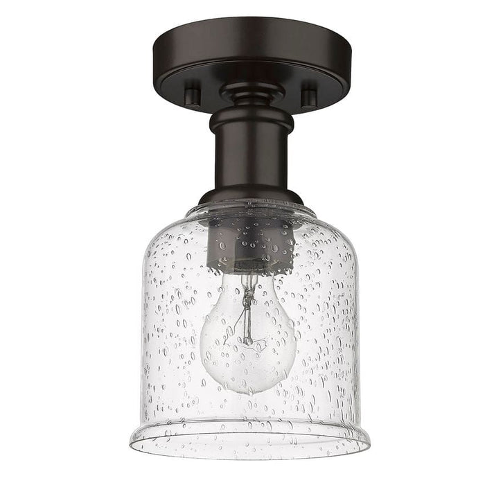 Z-Lite Bryant Bronze 1 Light Flushmount 734F1-BRZ | theLightShop