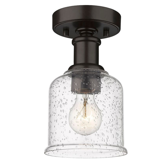 Z-Lite Bryant Bronze 1 Light Flushmount 734F1-BRZ | theLightShop