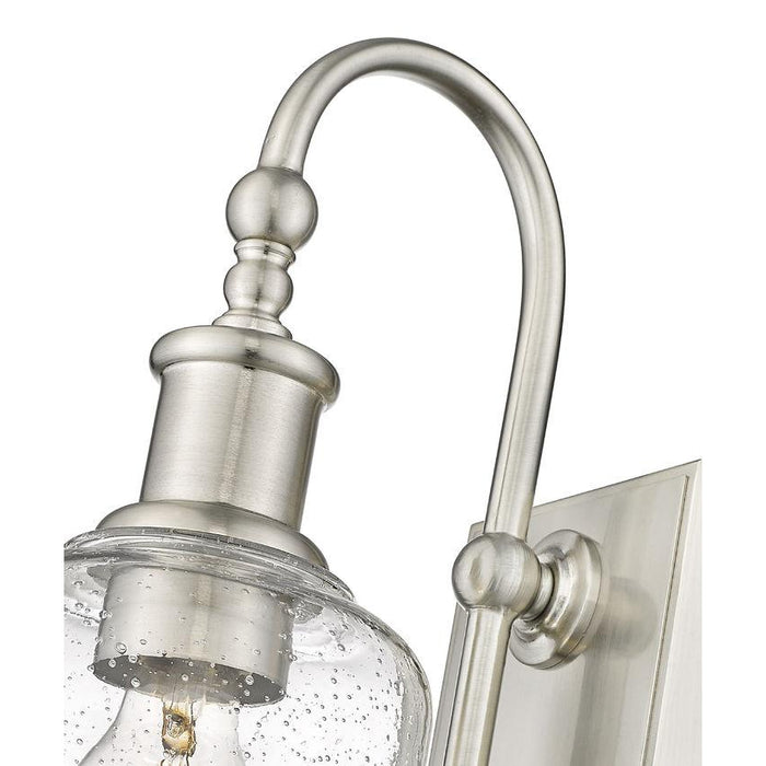 Z-Lite Bryant Brushed Nickel Wall Sconce 734-1S-BN | theLightShop