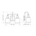 Z-Lite Bryant Chrome Vanity 734-2V-CH | theLightShop