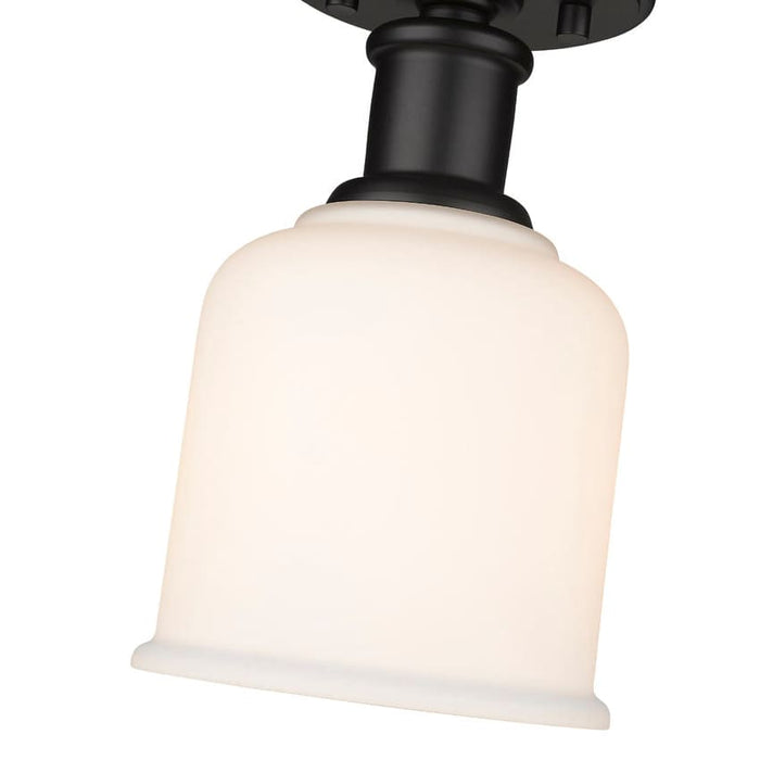 Z-Lite Bryant Matte Black 1 Light Flushmount 733F1-MB | theLightShop