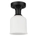 Z-Lite Bryant Matte Black 1 Light Flushmount 733F1-MB | theLightShop