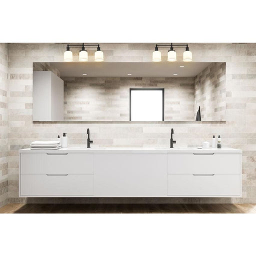 Z-Lite Bryant Matte Black Vanity 733-3V-MB | theLightShop