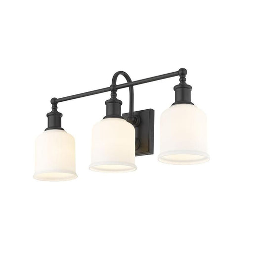 Z-Lite Bryant Matte Black Vanity 733-3V-MB | theLightShop