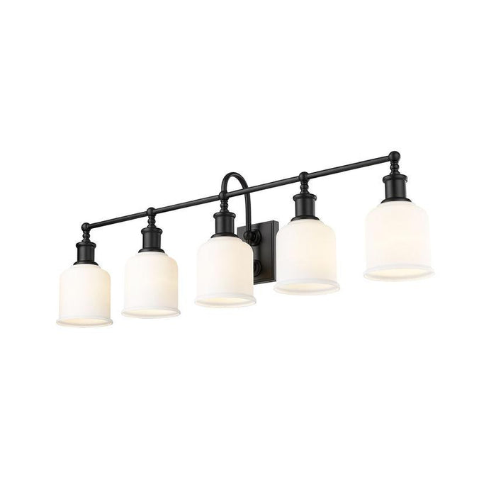 Z-Lite Bryant Matte Black Vanity 733-5V-MB | theLightShop