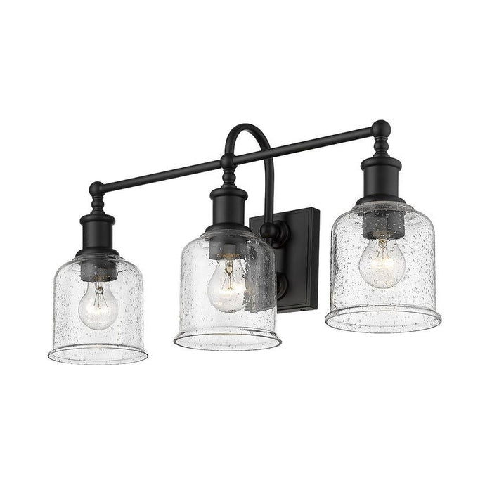 Z-Lite Bryant Matte Black Vanity 734-3V-MB | theLightShop