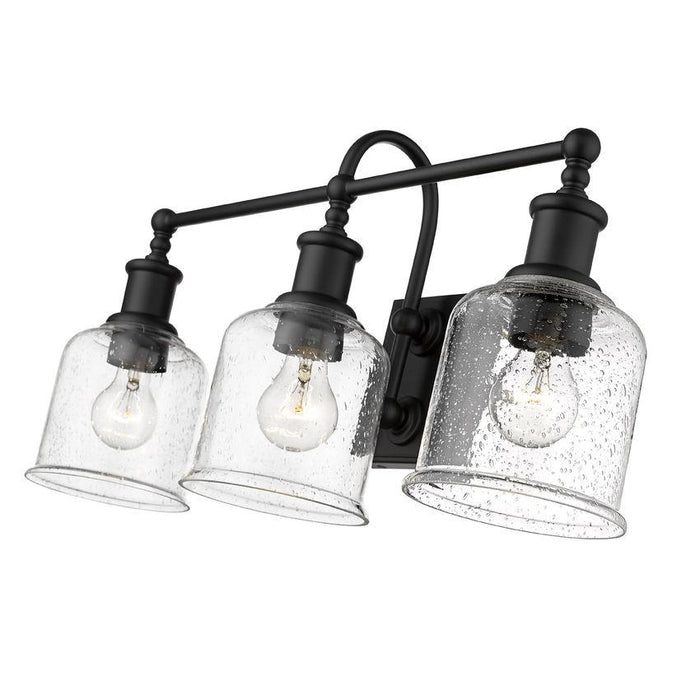 Z-Lite Bryant Matte Black Vanity 734-3V-MB | theLightShop