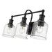 Z-Lite Bryant Matte Black Vanity 734-3V-MB | theLightShop