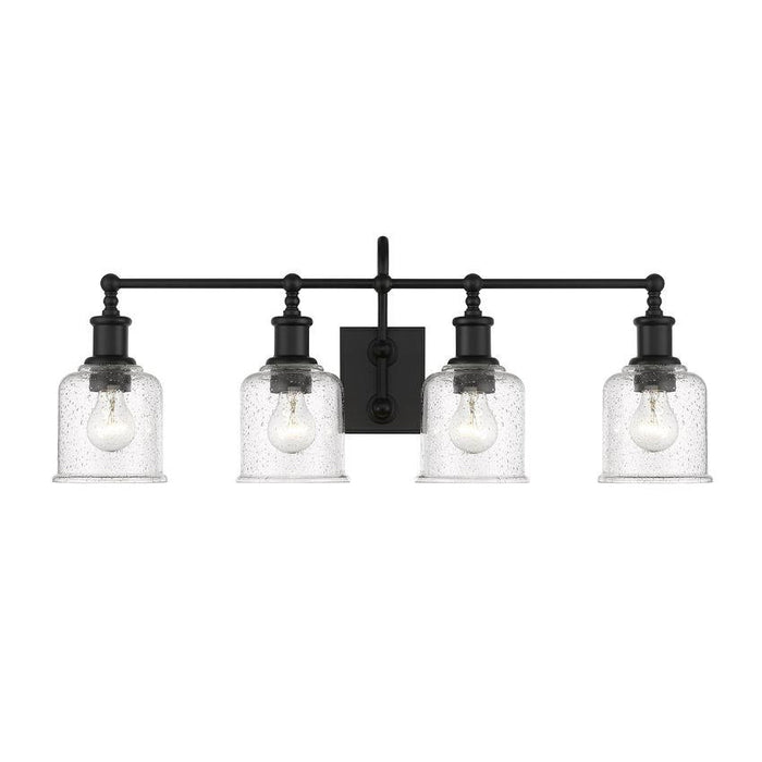 Z-Lite Bryant Matte Black Vanity 734-4V-MB | theLightShop