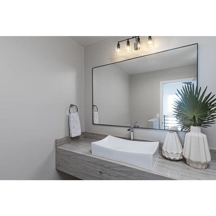 Z-Lite Bryant Matte Black Vanity 734-4V-MB | theLightShop