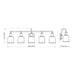 Z-Lite Bryant Matte Black Vanity 734-5V-MB | theLightShop