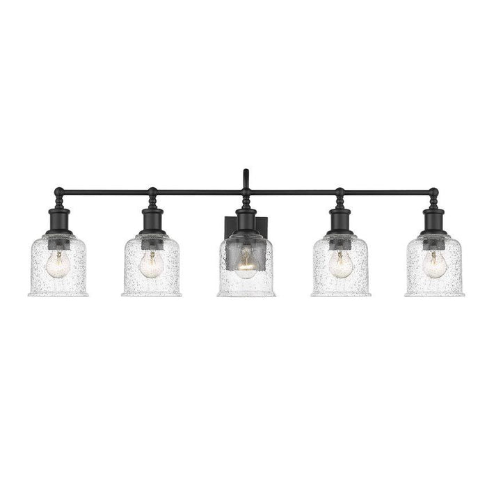 Z-Lite Bryant Matte Black Vanity 734-5V-MB | theLightShop