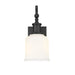 Z-Lite Bryant Matte Black Wall Sconce 733-1S-MB | theLightShop