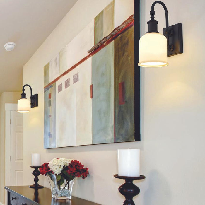 Z-Lite Bryant Matte Black Wall Sconce 733-1S-MB | theLightShop