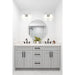 Z-Lite Burk Vanity Brushed Nickel 2 Light 746-2V-BN | theLightShop