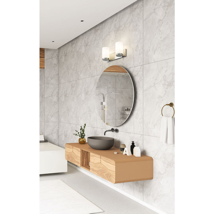 Z-Lite Burk Vanity Brushed Nickel 2 Light 746-2V-BN | theLightShop