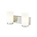 Z-Lite Burk Vanity Brushed Nickel 2 Light 746-2V-BN | theLightShop