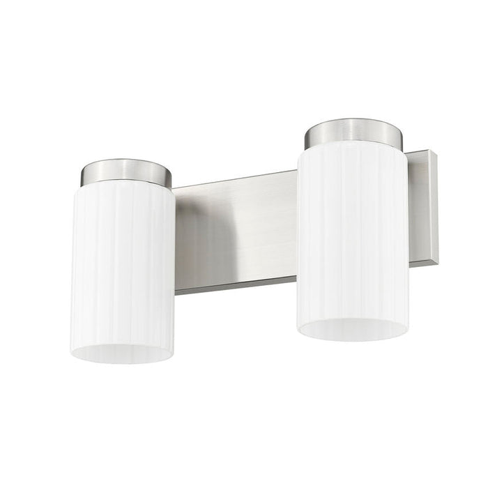 Z-Lite Burk Vanity Brushed Nickel 2 Light 746-2V-BN | theLightShop