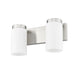 Z-Lite Burk Vanity Brushed Nickel 2 Light 746-2V-BN | theLightShop