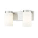 Z-Lite Burk Vanity Brushed Nickel 2 Light 746-2V-BN | theLightShop