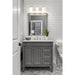 Z-Lite Burk Vanity Brushed Nickel 3 Light 746-3V-BN | theLightShop