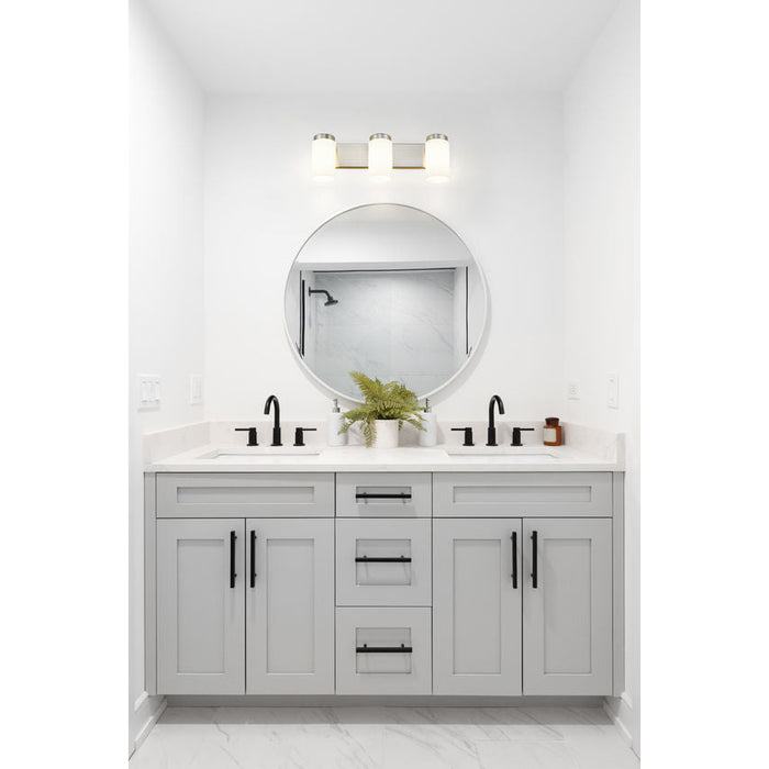 Z-Lite Burk Vanity Brushed Nickel 3 Light 746-3V-BN | theLightShop