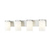 Z-Lite Burk Vanity Brushed Nickel 4 Light 746-4V-BN | theLightShop