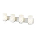 Z-Lite Burk Vanity Brushed Nickel 4 Light 746-4V-BN | theLightShop
