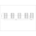 Z-Lite Burk Vanity Brushed Nickel 4 Light 746-4V-BN | theLightShop
