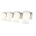Z-Lite Burk Vanity Brushed Nickel 4 Light 746-4V-BN | theLightShop