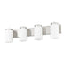 Z-Lite Burk Vanity Brushed Nickel 4 Light 746-4V-BN | theLightShop
