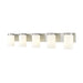Z-Lite Burk Vanity Brushed Nickel 5 Light 746-5V-BN | theLightShop