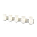 Z-Lite Burk Vanity Brushed Nickel 5 Light 746-5V-BN | theLightShop