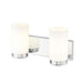 Z-Lite Burk Vanity Chrome 2 Light 746-2V-CH | theLightShop