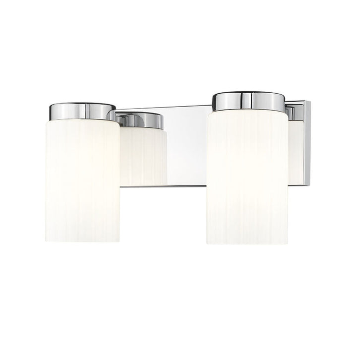 Z-Lite Burk Vanity Chrome 2 Light 746-2V-CH | theLightShop