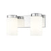 Z-Lite Burk Vanity Chrome 2 Light 746-2V-CH | theLightShop