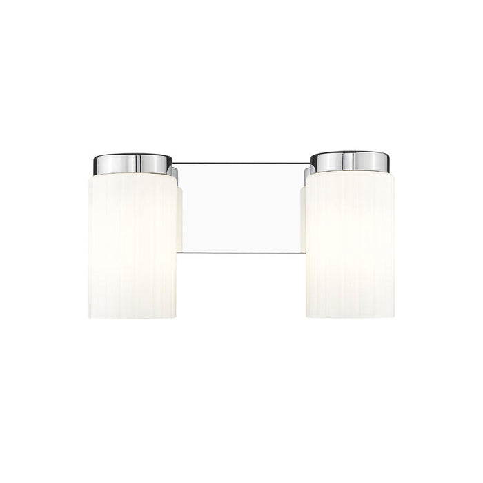 Z-Lite Burk Vanity Chrome 2 Light 746-2V-CH | theLightShop