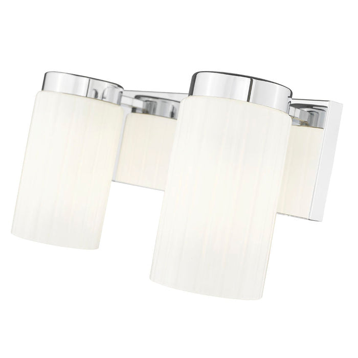 Z-Lite Burk Vanity Chrome 2 Light 746-2V-CH | theLightShop