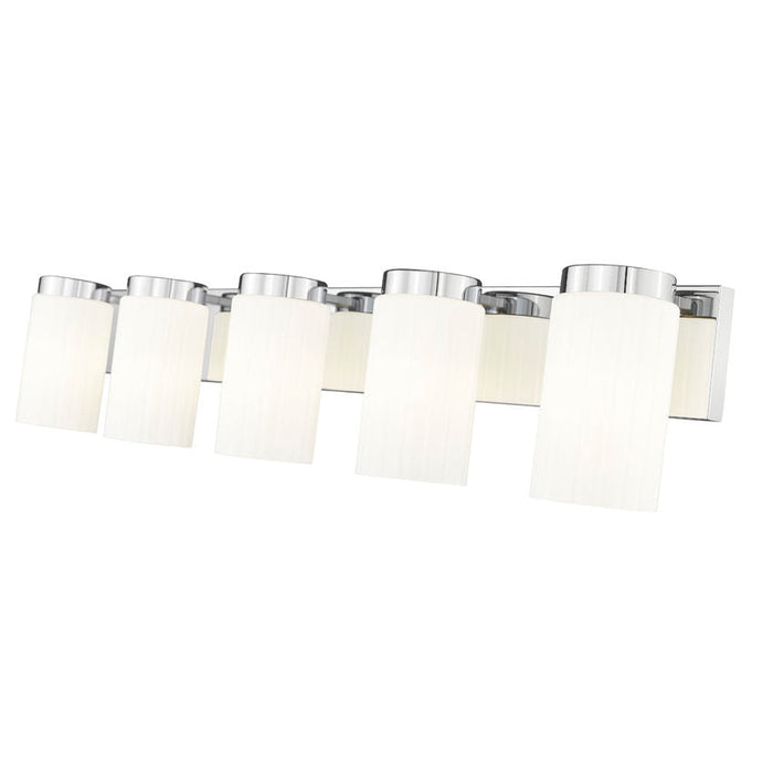 Z-Lite Burk Vanity Chrome 5 Light 746-5V-CH | theLightShop