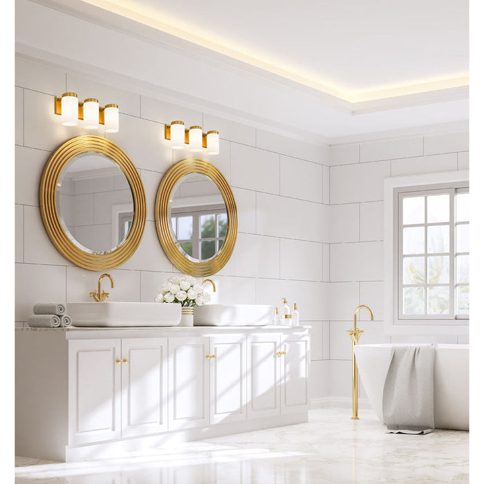 Z-Lite Burk Vanity Luxe Gold 3 Light 746-3V-LG | theLightShop