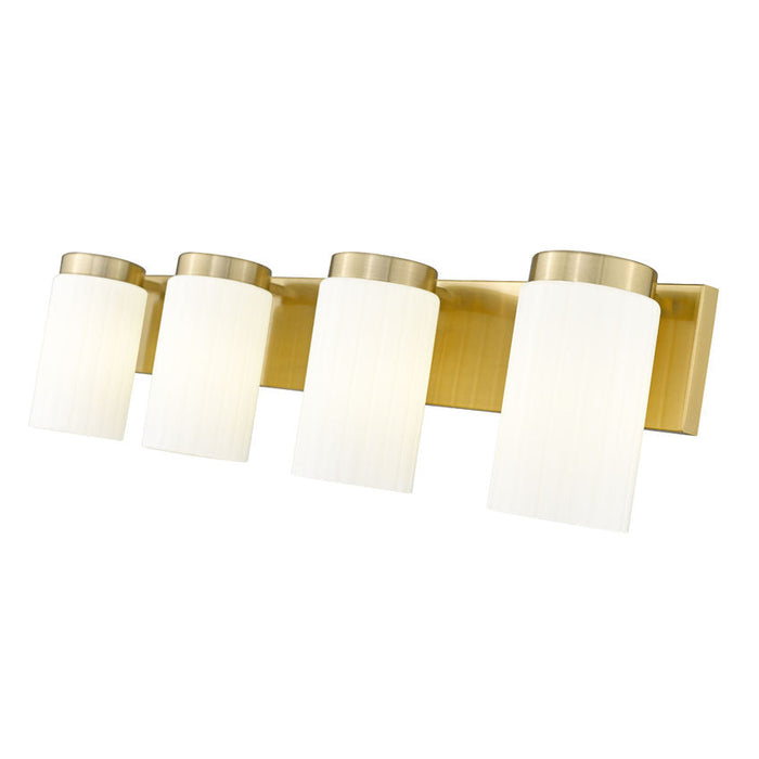 Z-Lite Burk Vanity Luxe Gold 4 Light 746-4V-LG | theLightShop